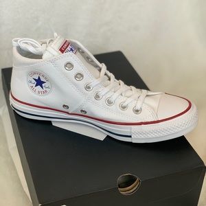 Converse Madison Mid White, size 8, New in Box